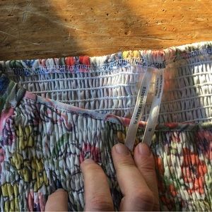 Anthropology flower pheasant top.